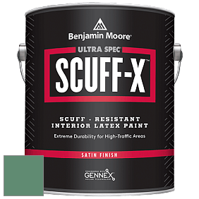 Benjamin Moore 486 Ultra Spec SCUFF-X Interior Satin Finish краска цвет NCS S 4030-G 
