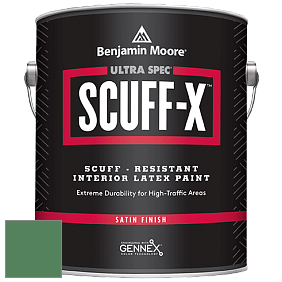 Benjamin Moore 486 Ultra Spec SCUFF-X Interior Satin Finish краска цвет NCS S 4040-G10Y 