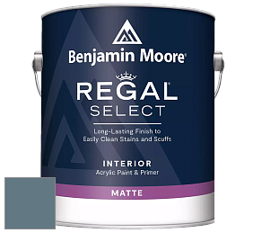 Benjamin Moore 548 IRegal Select Interior Paint - Matte краска цвет 1645 Thousand Oceans