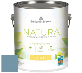 Benjamin Moore 512 Natura Interior Flat Finish матовая краска цвет 1664 Sea Reflections