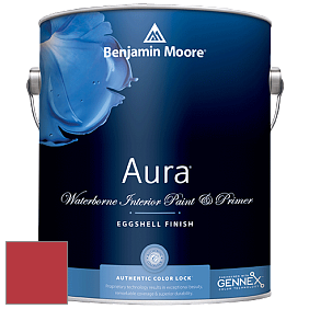 Benjamin Moore Aura 524 Waterborne Interior Eggshell Finish краска цвет 2000-10 Red