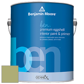 Benjamin Moore Ben W626 Premium Interior Latex Eggshell краска цвет 538 Vienna Green