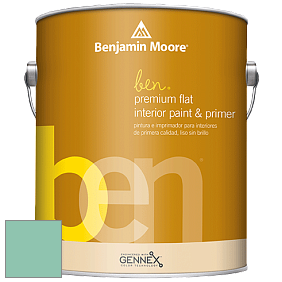 Benjamin Moore Ben W625 Premium Interior Latex Flat краска цвет 599 Brookdale Gardens