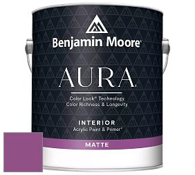 Benjamin Moore Aura 522 Interior Paint - Matte краска цвет 2074-30 Twilight Magenta