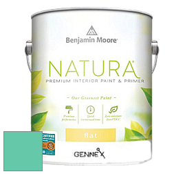 Benjamin Moore 514 Natura Interior Semi-Gloss Finish краска цвет 614 St. Patty's Day