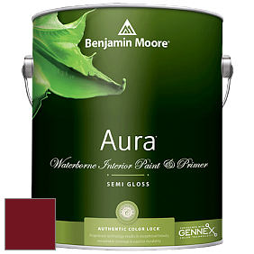 Benjamin Moore Aura 528 Waterborne Interior Semi-gloss Finish краска цвет RAL 3032 