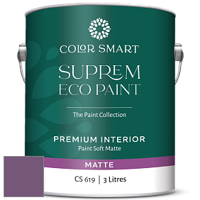 COLOR SMART CS 619 SUPREM ECO PAINT матовая краска цвет 2073-30 Passion Plum