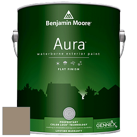 Benjamin Moore Aura 629 Waterborne Exterior Flat Finish краска цвет 986 Smoky Ash