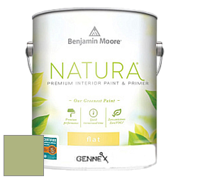 Benjamin Moore 514 Natura Interior Semi-Gloss Finish краска цвет 543 Woodland Hills Green
