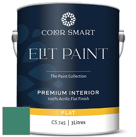 COLOR SMART CS 745 ELIT PAINT глубокоматовая моющаяся краска цвет NCS S 4040-B90G 