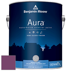Benjamin Moore Aura 632 Waterborne Exterior Semi-Gloss Finish краска цвет 2074-20 Summer Plum