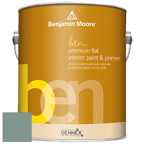 Benjamin Moore Ben W625 Premium Interior Latex Flat краска цвет 705 Sioux Falls