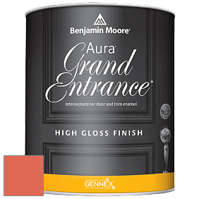 Benjamin Moore Aura 148 Grand Entrance High Gloss эмаль цвет 2013-30 Jeweled Peach