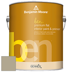 Benjamin Moore Ben W625 Premium Interior Latex Flat краска цвет 1510 Dried Basil