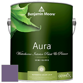 Benjamin Moore Aura 528 Waterborne Interior Semi-gloss Finish краска цвет 1392 Fire and Ice