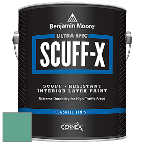 Benjamin Moore 485 Ultra Spec SCUFF-X Interior Eggshell Finish краска цвет 649 Captivating Teal