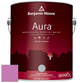 Benjamin Moore Aura 631 Waterborne Exterior Satin Finish краска цвет 2076-40 Raspberry Mousse