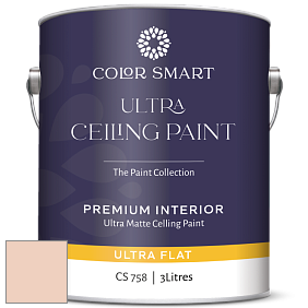 COLOR SMART CS 758 ULTRA CEILING PAINT ультраматовая краска цвет 100 Golden Beige