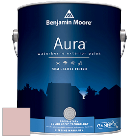 Benjamin Moore Aura 632 Waterborne Exterior Semi-Gloss Finish краска цвет 2092-60 Georgia Pink