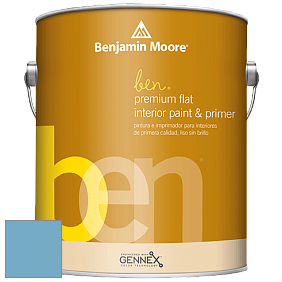 Benjamin Moore Ben W625 Premium Interior Latex Flat краска цвет 802 San Francisco Bay