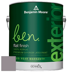 Benjamin Moore Ben 541 Waterborne Exterior Flat Finish краска цвет 1454 Sleepy Hollow