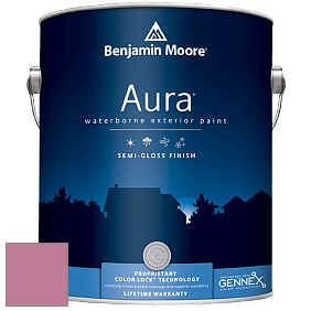 Benjamin Moore Aura 632 Waterborne Exterior Semi-Gloss Finish краска цвет 2085-40 Taste of Berry