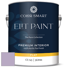 COLOR SMART CS 745 ELIT PAINT глубокоматовая моющаяся краска цвет 2072-50 Lavender Lipstick