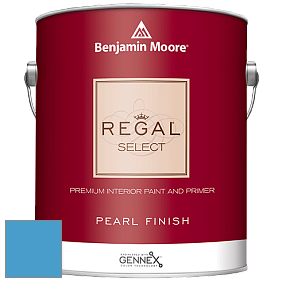 Benjamin Moore 550 Regal Select Waterborne Interior Pearl Finish краска цвет 2064-40 Clearest Ocean Blue