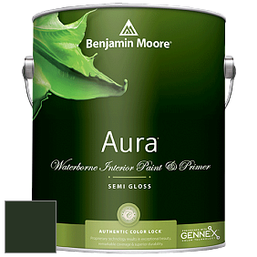 Benjamin Moore Aura 528 Waterborne Interior Semi-gloss Finish краска цвет RAL 6007 