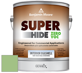 Benjamin Moore 357 Super Hide Zero Voc Interior Eggshell краска цвет 551 Exotic Bloom