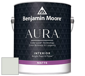 Benjamin Moore Aura 522 Interior Paint - Matte краска цвет 863 Pearl Gray