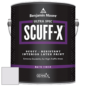 Benjamin Moore 484 Ultra Spec SCUFF-X Interior Matte Finish краска цвет 2117-70 Dreamy Cloud