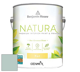 Benjamin Moore 514 Natura Interior Semi-Gloss Finish краска цвет 709 Heavenly Blue