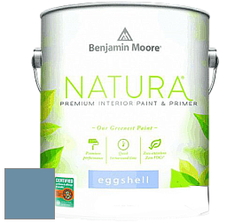 Benjamin Moore 513 Natura Interior Eggshell Finish краска с блеском цвет 839 Old Blue Jeans