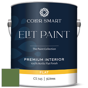 COLOR SMART CS 745 ELIT PAINT глубокоматовая моющаяся краска цвет NCS S 4050-G30Y 
