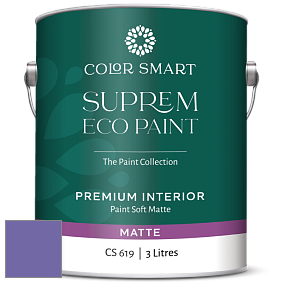 COLOR SMART CS 619 SUPREM ECO PAINT матовая краска цвет NCS S 3050-R60B 