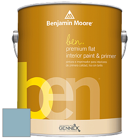 Benjamin Moore Ben W625 Premium Interior Latex Flat краска цвет 1663 New Born's Eyes