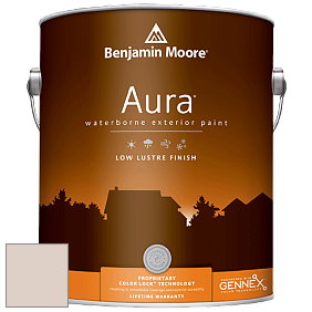 Benjamin Moore Aura 634 Waterborne Exterior Low Lustre Finish краска цвет 988 Frosted Toffee