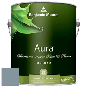 Benjamin Moore Aura 528 Waterborne Interior Semi-gloss Finish краска цвет AF-550 