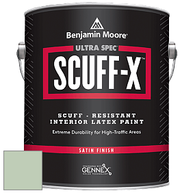 Benjamin Moore 486 Ultra Spec SCUFF-X Interior Satin Finish краска цвет NCS S 1515-G20Y 