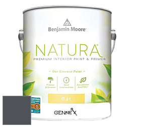 Benjamin Moore 514 Natura Interior Semi-Gloss Finish краска цвет 2132-30 Black Horizon