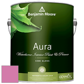 Benjamin Moore Aura 528 Waterborne Interior Semi-gloss Finish краска цвет 2079-40 Springtime Bloom