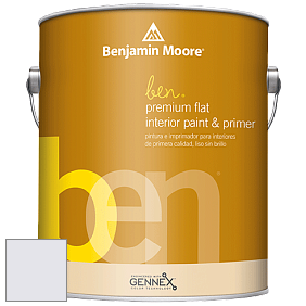 Benjamin Moore Ben W625 Premium Interior Latex Flat краска цвет 2069-70 Polar White