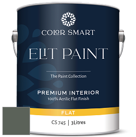 COLOR SMART CS 745 ELIT PAINT глубокоматовая моющаяся краска цвет RAL 7009 