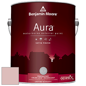Benjamin Moore Aura 631 Waterborne Exterior Satin Finish краска цвет 2092-60 Georgia Pink