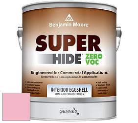 Benjamin Moore 357 Super Hide Zero Voc Interior Eggshell краска цвет 1325 Pure Pink