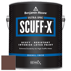 Benjamin Moore 485 Ultra Spec SCUFF-X Interior Eggshell Finish краска цвет 2103-10 Natural Brown