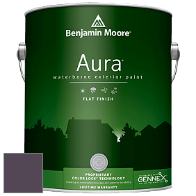 Benjamin Moore Aura 629 Waterborne Exterior Flat Finish краска цвет 2072-20 Black Raspberry
