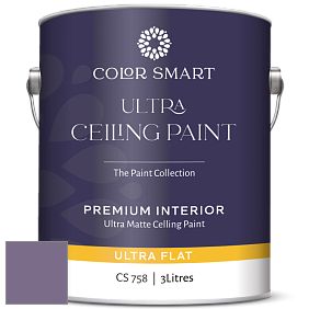 COLOR SMART CS 758 ULTRA CEILING PAINT ультраматовая краска цвет 1385 Cupid's Dart