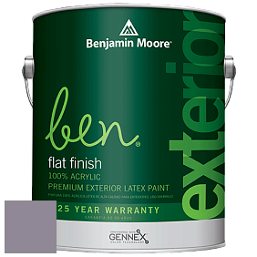 Benjamin Moore Ben 541 Waterborne Exterior Flat Finish краска цвет AF-600 